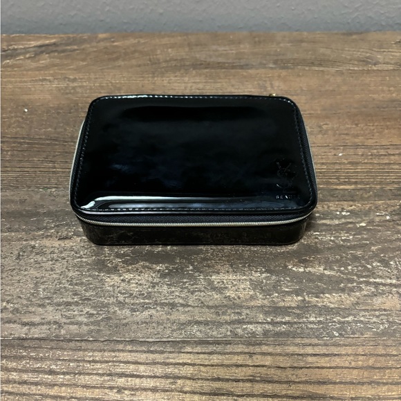 YSL Yves Saint Laurent Travel Zipper Cosmetic Case w/ Primer & Lipstick - New - Picture 2 of 7